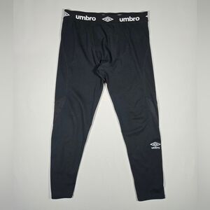 Umbro Mens Black Core Power Compression Tights Leggings Large